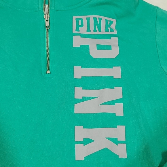VS Pink Quarter Zip Pullover - Picture 4 of 8